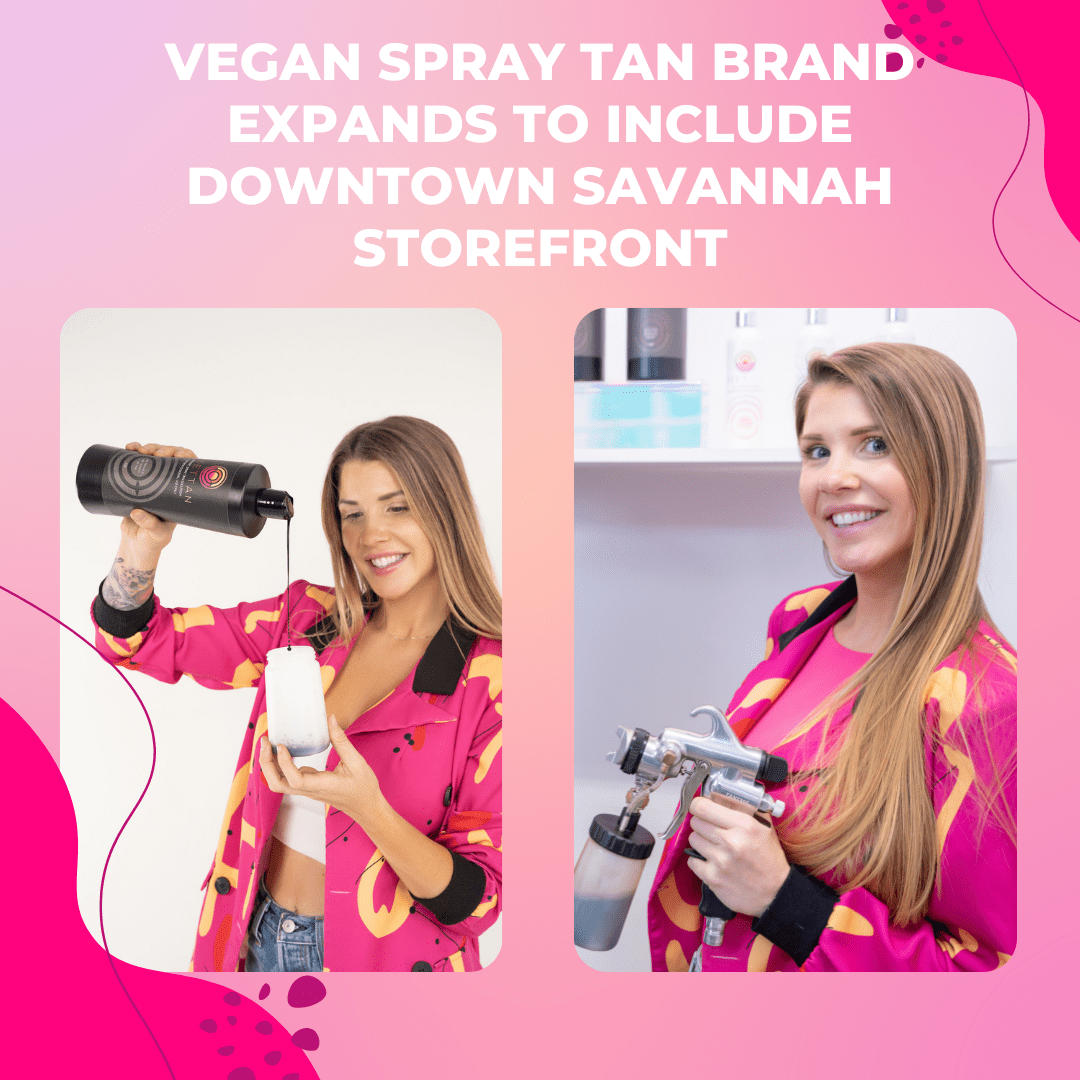 Vegan spray tan brand expands to include downtown Savannah storefront